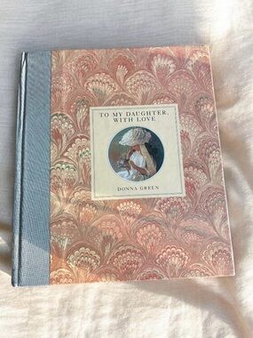 To My Daughter, With Love by Donna Green Hardcover - Marble Pattern Cover